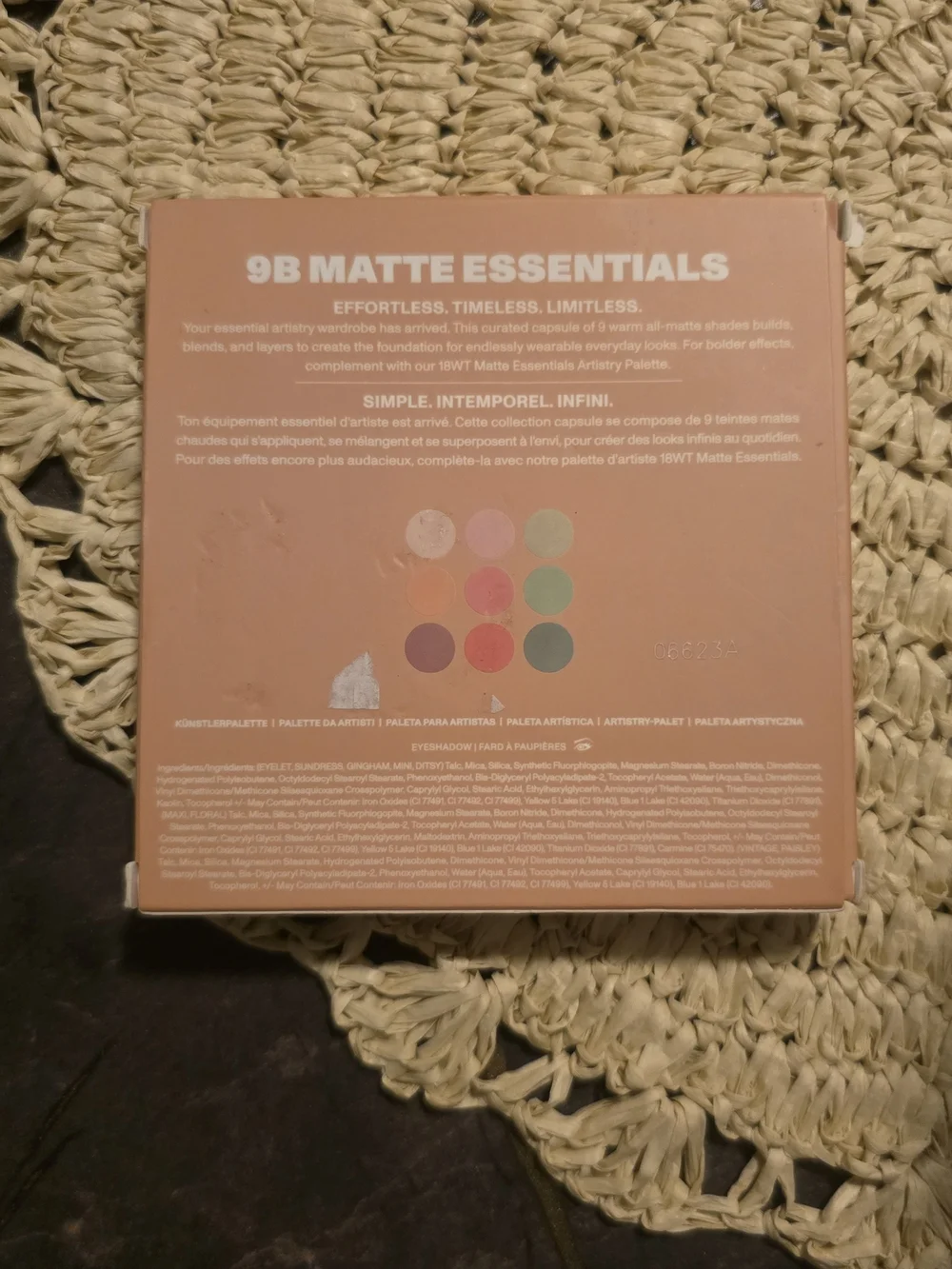 Morphe 9B Matte Essentials Palette